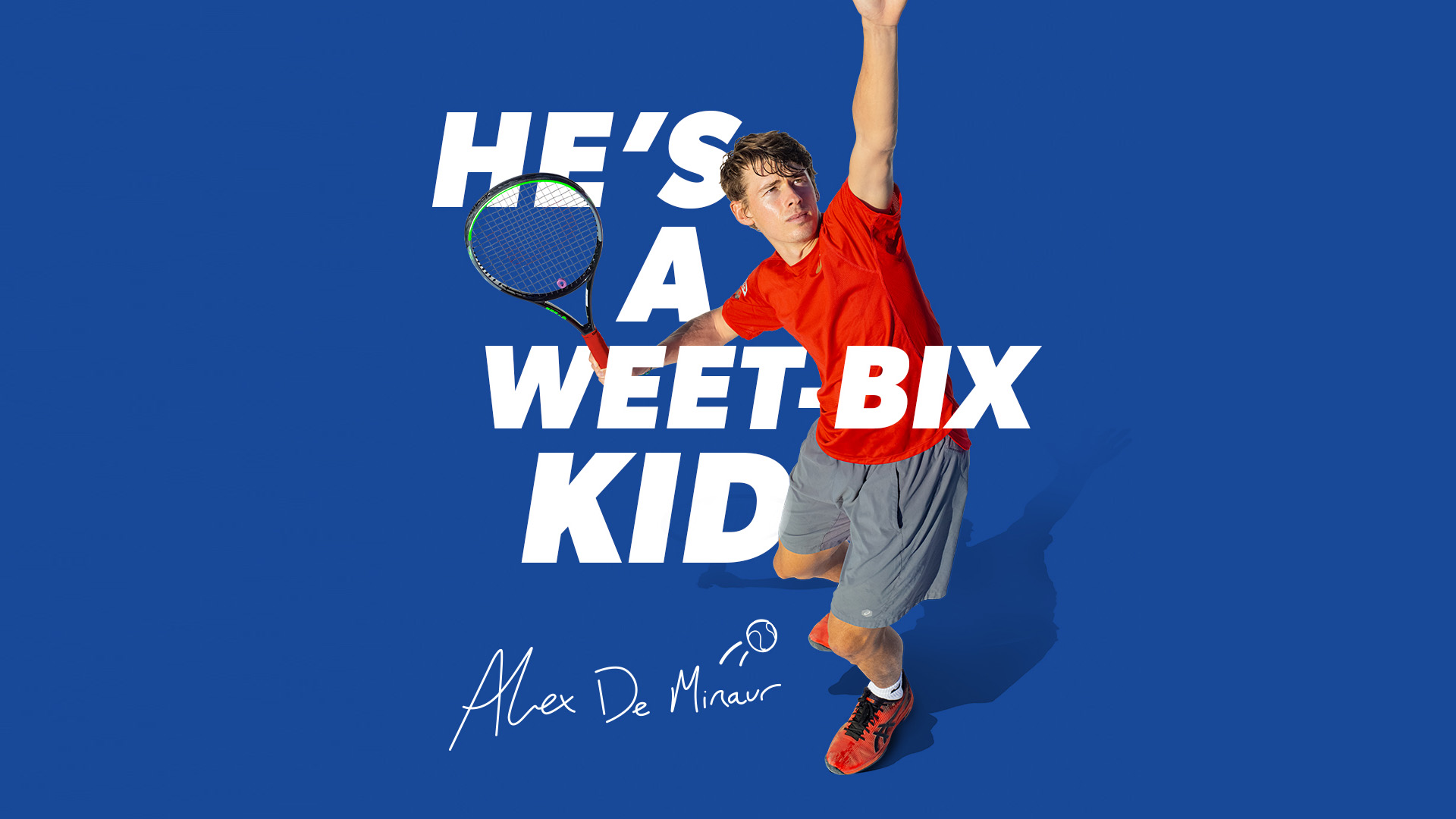 Alex de Minaur - I´m a Weet-Bix Kid de David Valero